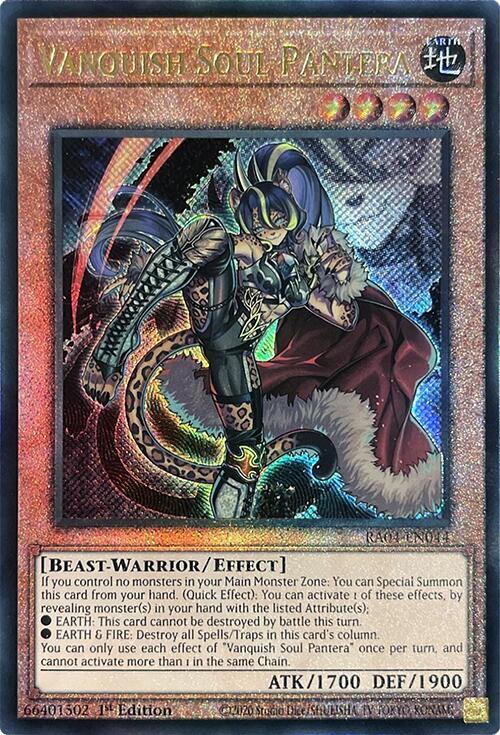 Vanquish Soul Pantera [RA04-EN044] Prismatic Ultimate Rare | Clutch Gaming