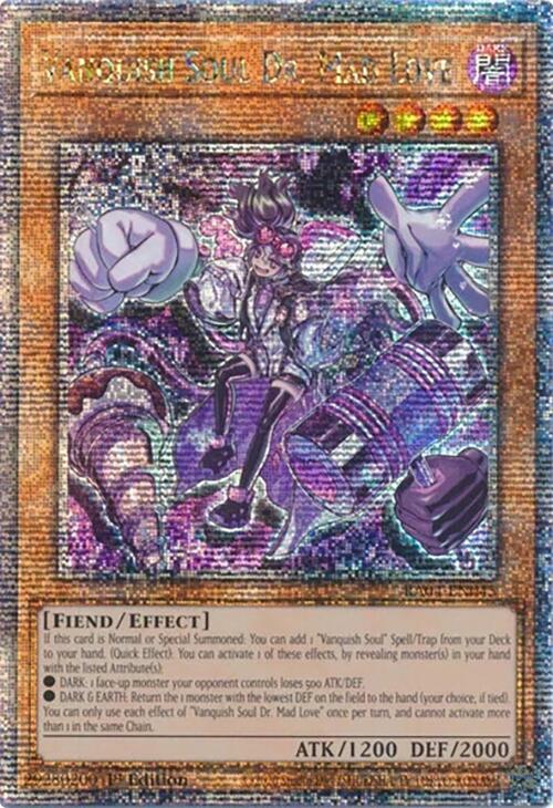 Vanquish Soul Dr. Mad Love [RA04-EN045] Quarter Century Secret Rare | Clutch Gaming