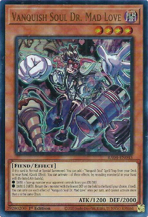 Vanquish Soul Dr. Mad Love [RA04-EN045] Ultra Rare | Clutch Gaming
