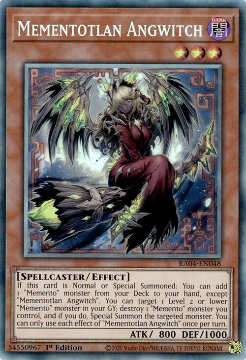 Mementotlan Angwitch [RA04-EN048] Prismatic Collector's Rare | Clutch Gaming