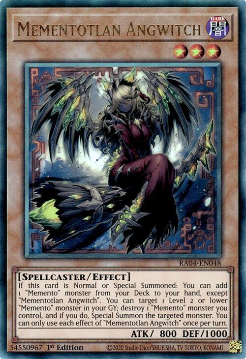 Mementotlan Angwitch [RA04-EN048] Prismatic Ultimate Rare | Clutch Gaming