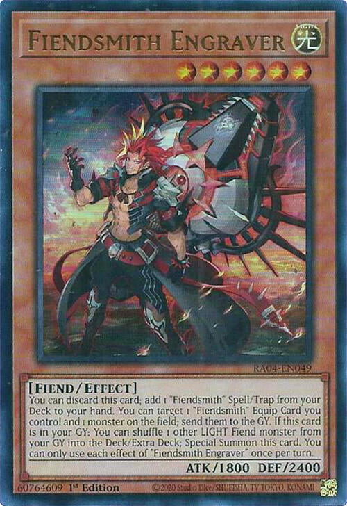 Fiendsmith Engraver [RA04-EN049] Ultra Rare | Clutch Gaming