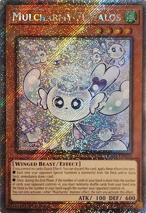 Mulcharmy Fuwalos [RA04-EN050] Platinum Secret Rare | Clutch Gaming
