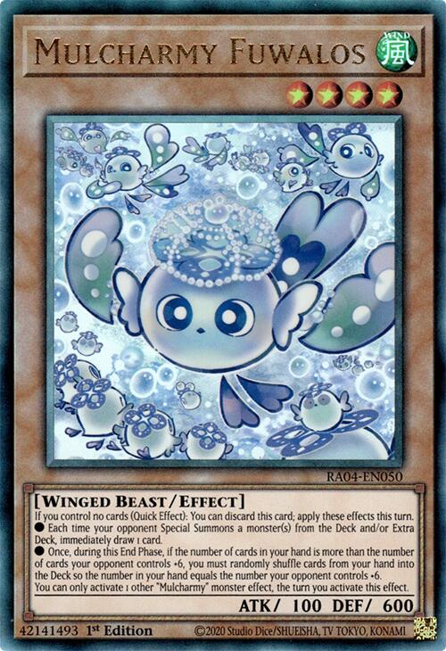 Mulcharmy Fuwalos [RA04-EN050] Prismatic Ultimate Rare | Clutch Gaming