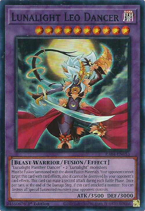 Lunalight Leo Dancer [RA04-EN053] Super Rare | Clutch Gaming