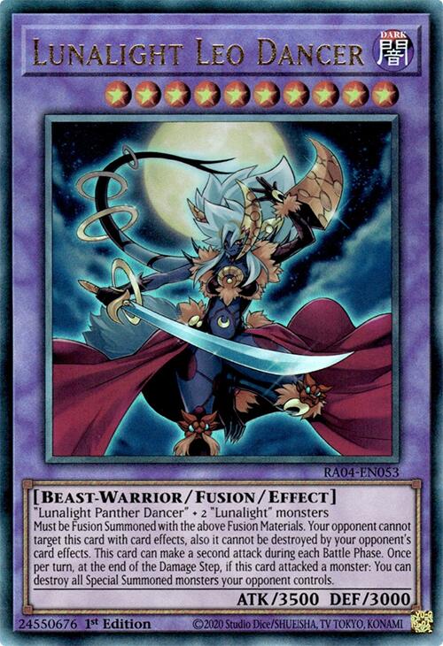 Lunalight Leo Dancer [RA04-EN053] Prismatic Ultimate Rare | Clutch Gaming
