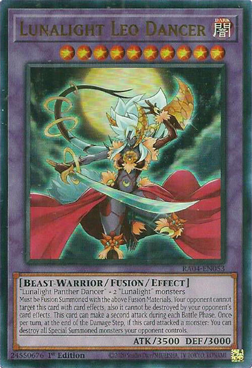 Lunalight Leo Dancer [RA04-EN053] Ultra Rare | Clutch Gaming