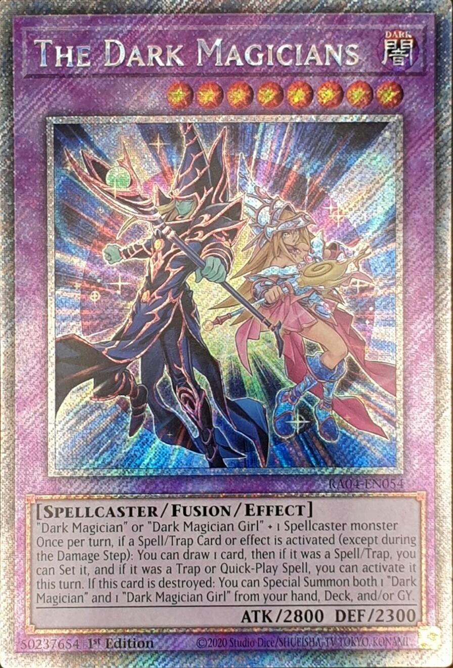 The Dark Magicians [RA04-EN054] Platinum Secret Rare | Clutch Gaming