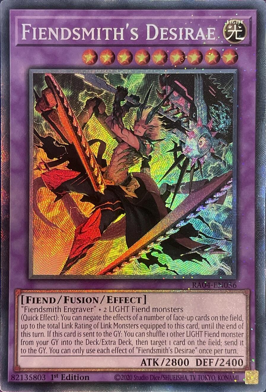 Fiendsmith's Desirae [RA04-EN056] Prismatic Collector's Rare | Clutch Gaming