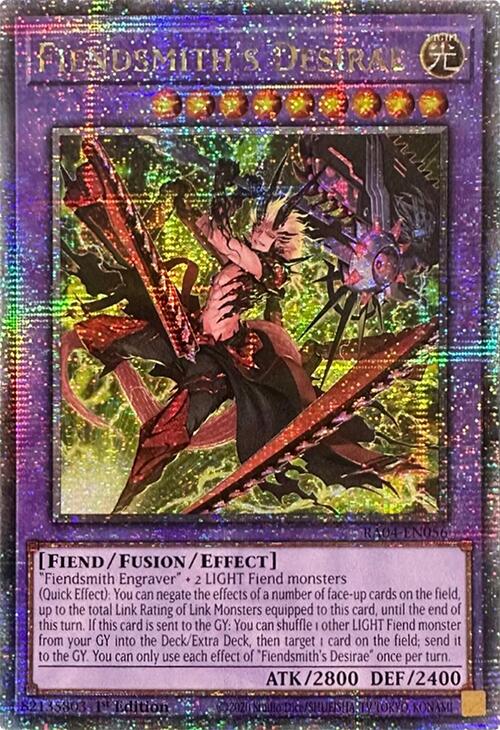 Fiendsmith's Desirae [RA04-EN056] Quarter Century Secret Rare | Clutch Gaming