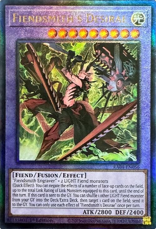 Fiendsmith's Desirae [RA04-EN056] Prismatic Ultimate Rare | Clutch Gaming