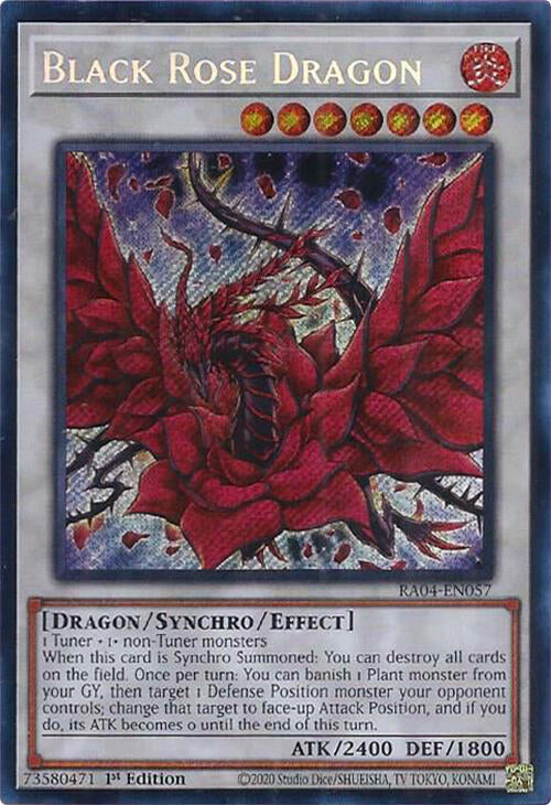 Black Rose Dragon [RA04-EN057] Secret Rare | Clutch Gaming