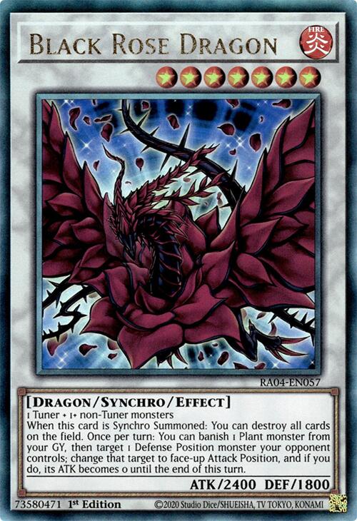 Black Rose Dragon [RA04-EN057] Prismatic Ultimate Rare | Clutch Gaming