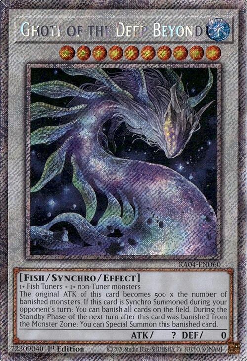 Ghoti of the Deep Beyond [RA04-EN060] Platinum Secret Rare | Clutch Gaming