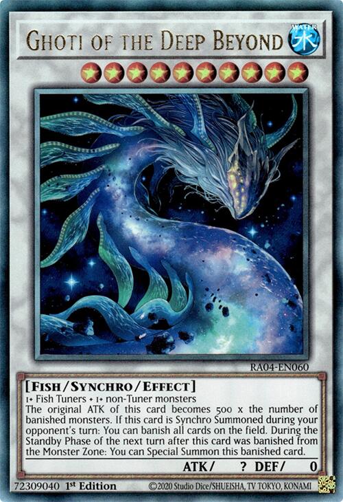 Ghoti of the Deep Beyond [RA04-EN060] Prismatic Ultimate Rare | Clutch Gaming