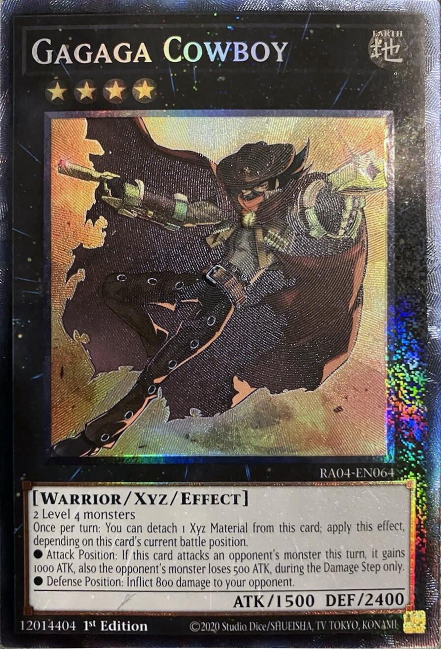 Gagaga Cowboy [RA04-EN064] Prismatic Collector's Rare | Clutch Gaming