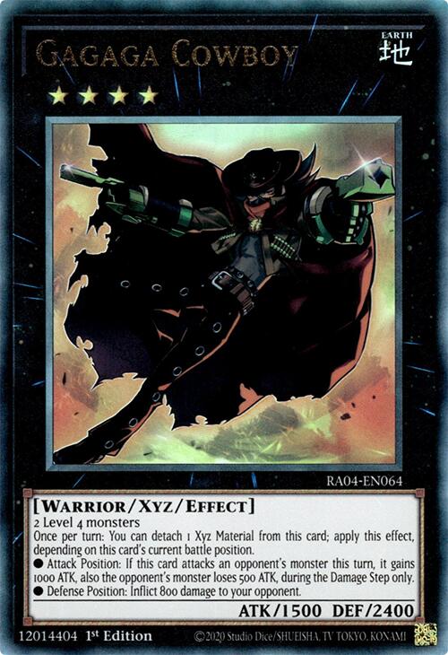 Gagaga Cowboy [RA04-EN064] Prismatic Ultimate Rare | Clutch Gaming