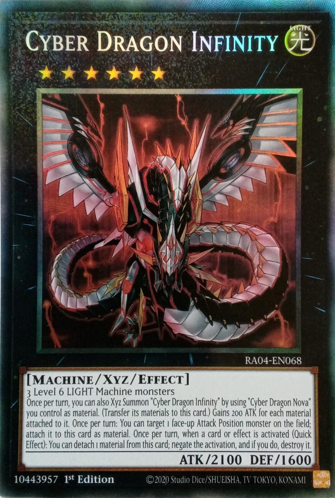 Cyber Dragon Infinity [RA04-EN068] Prismatic Collector's Rare | Clutch Gaming