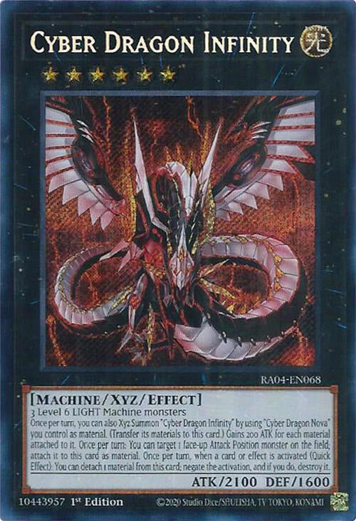 Cyber Dragon Infinity [RA04-EN068] Secret Rare | Clutch Gaming