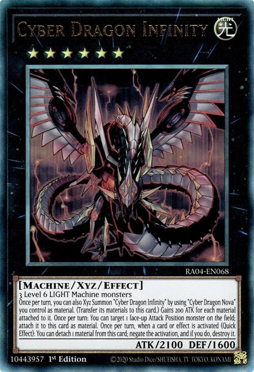 Cyber Dragon Infinity [RA04-EN068] Prismatic Ultimate Rare | Clutch Gaming