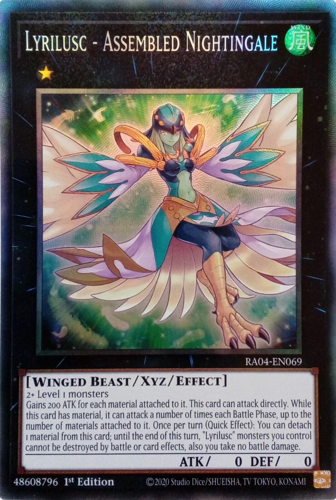 Lyrilusc - Assembled Nightingale [RA04-EN069] Prismatic Collector's Rare | Clutch Gaming