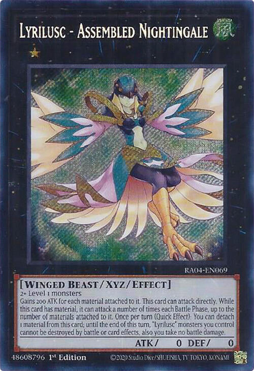 Lyrilusc - Assembled Nightingale [RA04-EN069] Secret Rare | Clutch Gaming