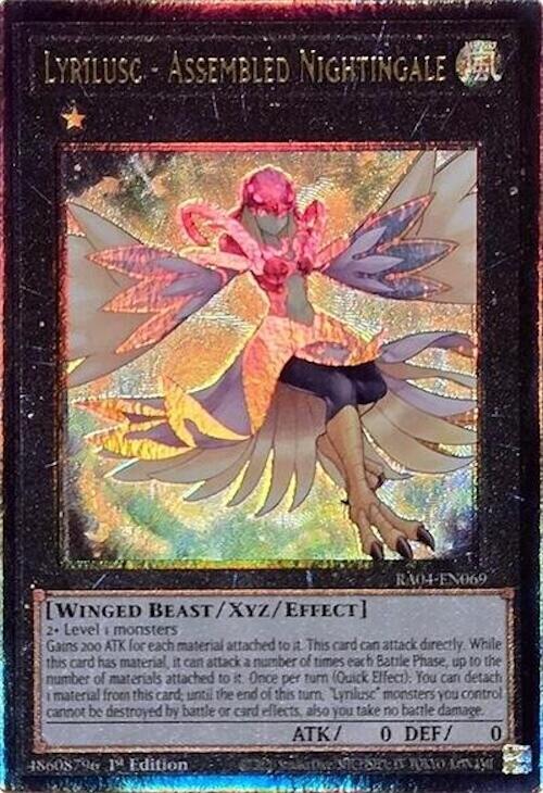 Lyrilusc - Assembled Nightingale [RA04-EN069] Prismatic Ultimate Rare | Clutch Gaming