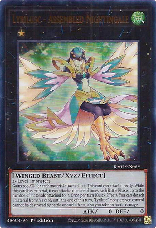 Lyrilusc - Assembled Nightingale [RA04-EN069] Ultra Rare | Clutch Gaming