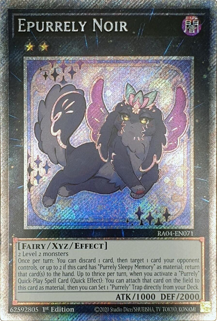 Epurrely Noir [RA04-EN071] Platinum Secret Rare | Clutch Gaming