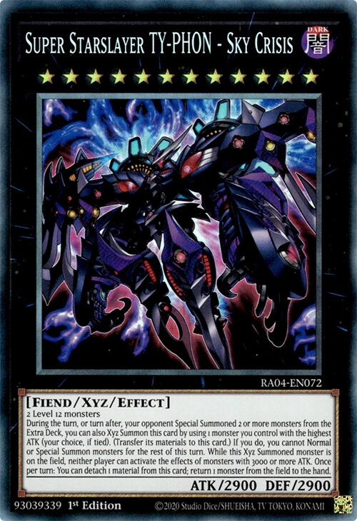 Super Starslayer TY-PHON - Sky Crisis [RA04-EN072] Prismatic Collector's Rare | Clutch Gaming