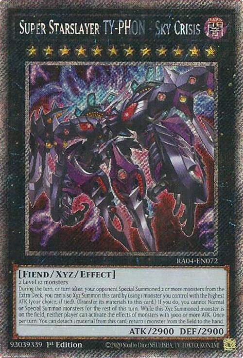 Super Starslayer TY-PHON - Sky Crisis [RA04-EN072] Platinum Secret Rare | Clutch Gaming