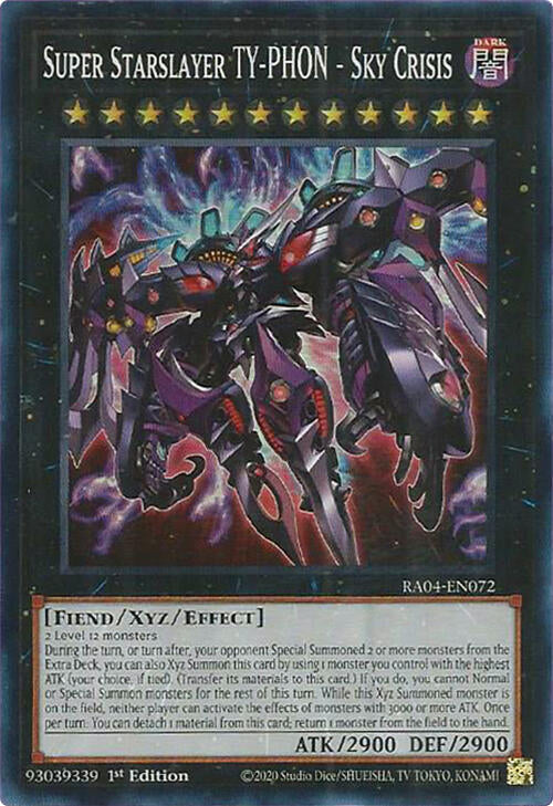 Super Starslayer TY-PHON - Sky Crisis [RA04-EN072] Super Rare | Clutch Gaming