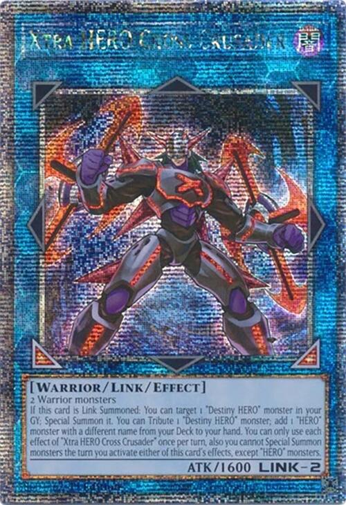 Xtra HERO Cross Crusader [RA04-EN076] Quarter Century Secret Rare | Clutch Gaming