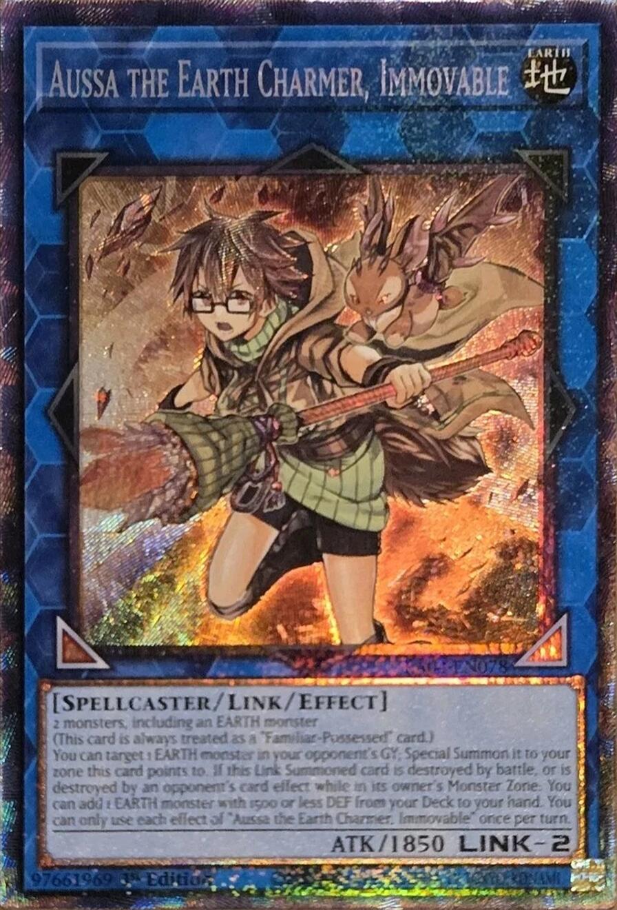 Aussa the Earth Charmer, Immovable [RA04-EN078] Prismatic Collector's Rare | Clutch Gaming