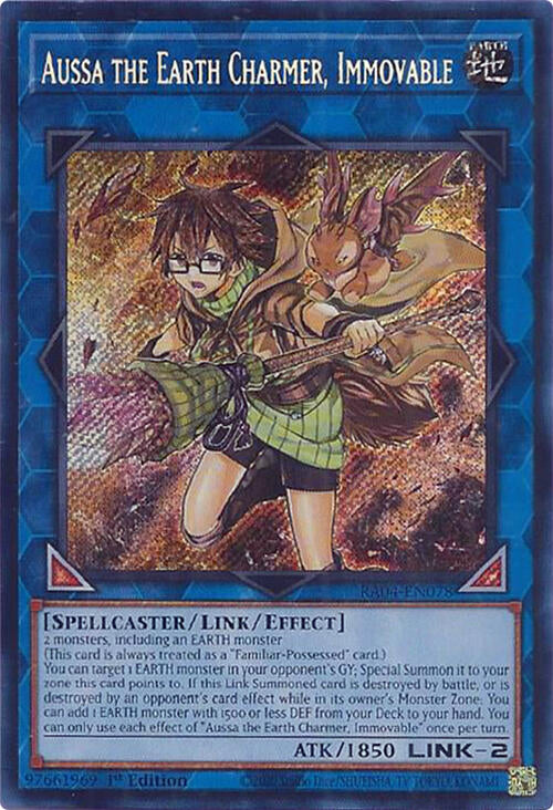Aussa the Earth Charmer, Immovable [RA04-EN078] Secret Rare | Clutch Gaming