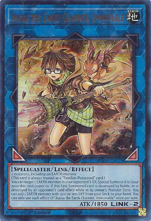 Aussa the Earth Charmer, Immovable [RA04-EN078] Ultra Rare | Clutch Gaming