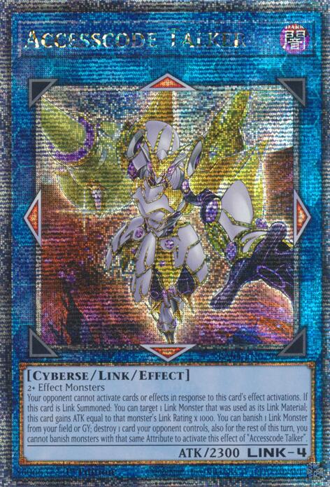Accesscode Talker (New Art) [RA04-EN079] Quarter Century Secret Rare | Clutch Gaming