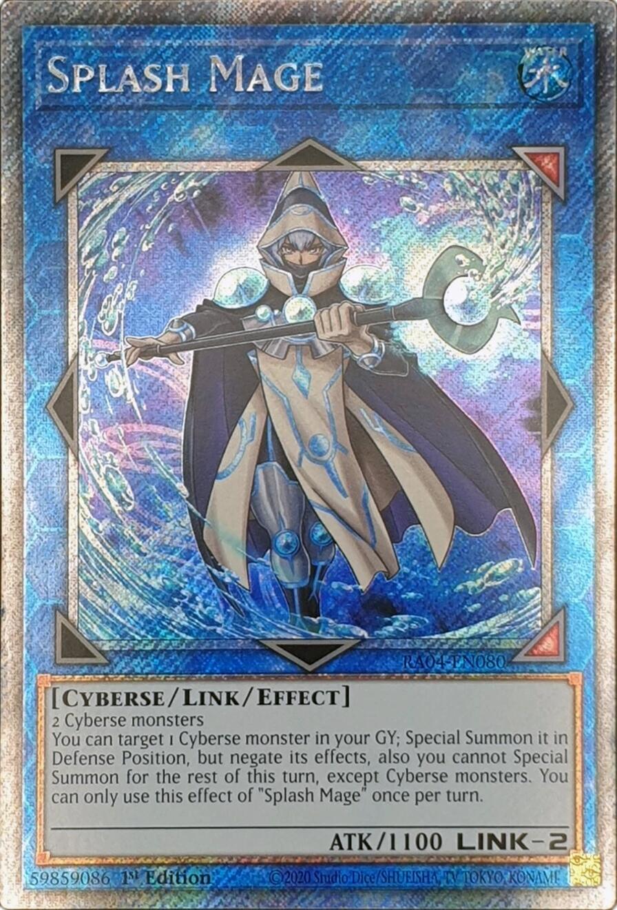 Splash Mage [RA04-EN080] Platinum Secret Rare | Clutch Gaming