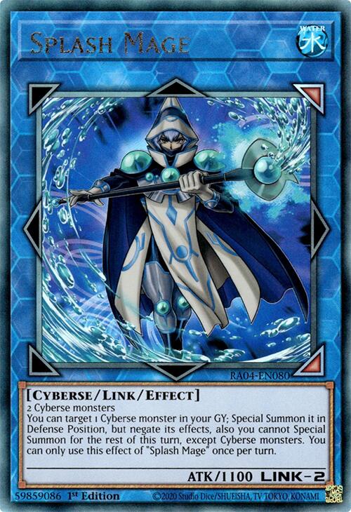 Splash Mage [RA04-EN080] Prismatic Ultimate Rare | Clutch Gaming
