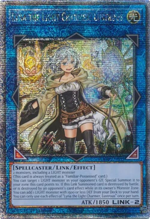 Lyna the Light Charmer, Lustrous [RA04-EN081] Quarter Century Secret Rare | Clutch Gaming