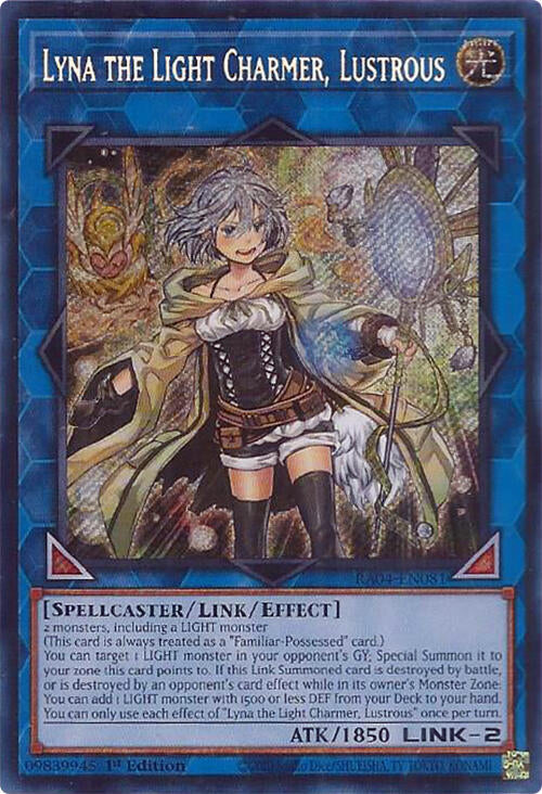 Lyna the Light Charmer, Lustrous [RA04-EN081] Secret Rare | Clutch Gaming