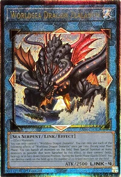 Worldsea Dragon Zealantis [RA04-EN082] Prismatic Ultimate Rare | Clutch Gaming