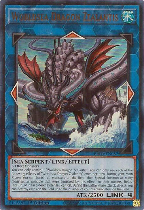 Worldsea Dragon Zealantis [RA04-EN082] Ultra Rare | Clutch Gaming