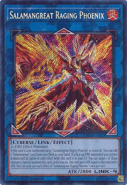 Salamangreat Raging Phoenix [RA04-EN083] Secret Rare | Clutch Gaming