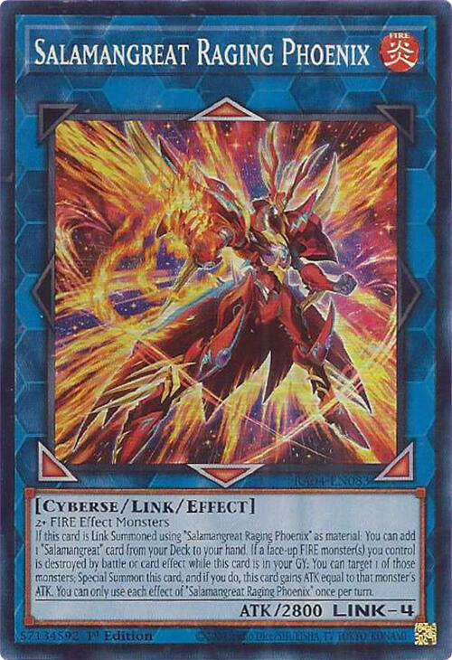 Salamangreat Raging Phoenix [RA04-EN083] Super Rare | Clutch Gaming