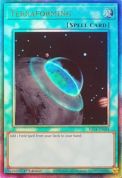 Terraforming [RA04-EN084] Prismatic Ultimate Rare | Clutch Gaming