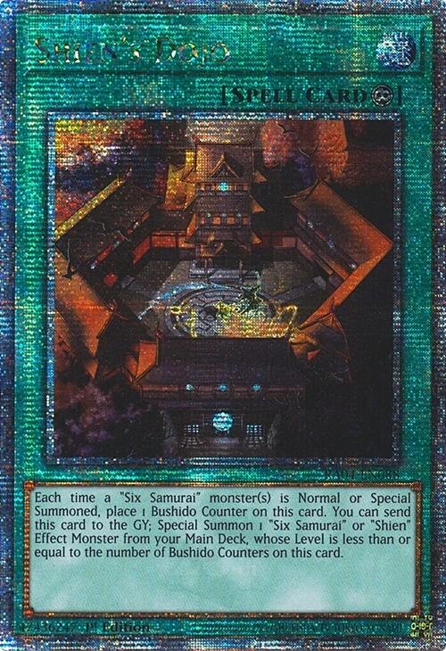 Shien's Dojo [RA04-EN088] Quarter Century Secret Rare | Clutch Gaming