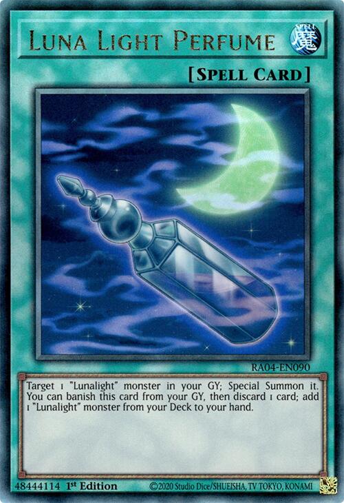 Luna Light Perfume [RA04-EN090] Prismatic Ultimate Rare | Clutch Gaming