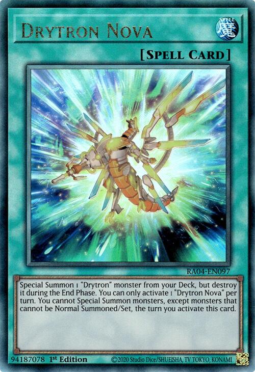 Drytron Nova [RA04-EN097] Prismatic Ultimate Rare | Clutch Gaming