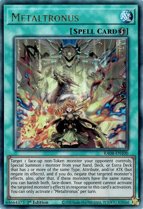 Metaltronus [RA04-EN100] Prismatic Ultimate Rare | Clutch Gaming